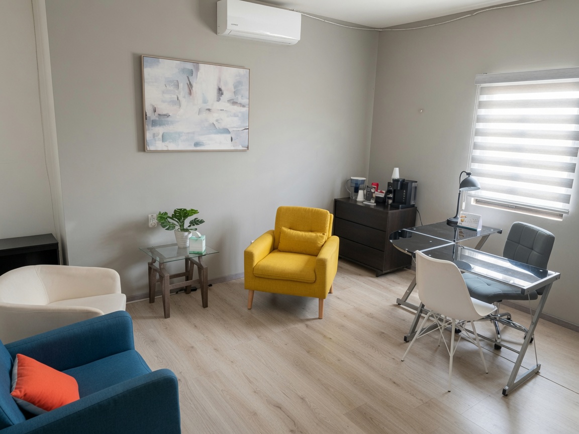 Oficina 1 - Espacio privado equipado para trabajo o reuniones