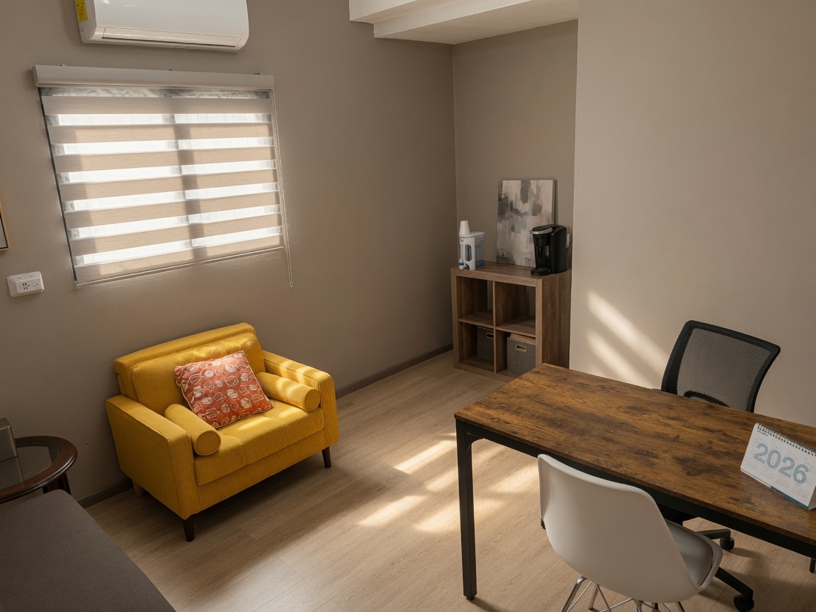 Oficina 3 - Espacio privado equipado para trabajo o reuniones